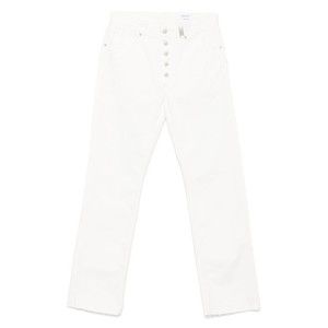 Alexander Mcqueen White Raw Cut Jeans With Modern Fit - NWT
